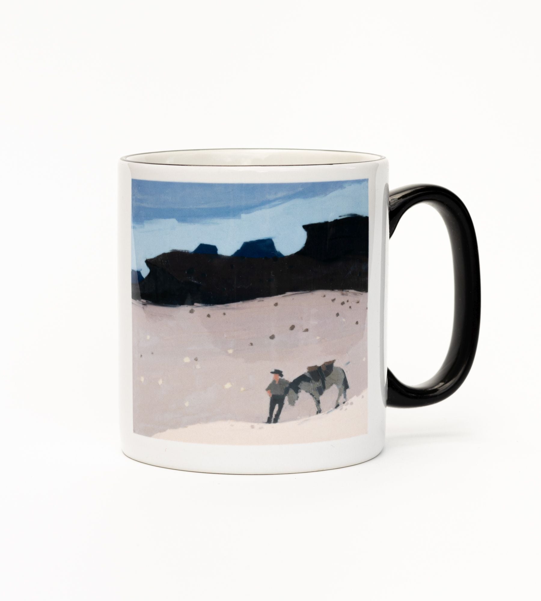 Man and Horse in Desert - Sir Kyffin Williams Mug