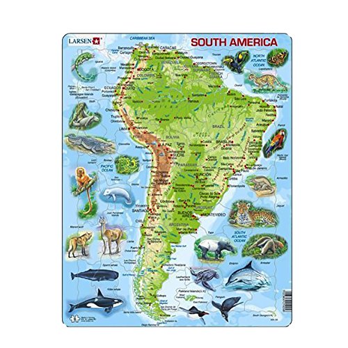 Map of South America - Jigsaw Puzzle