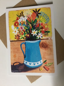 Individual Card 'Spring Bunch' by Lizzie Spikes