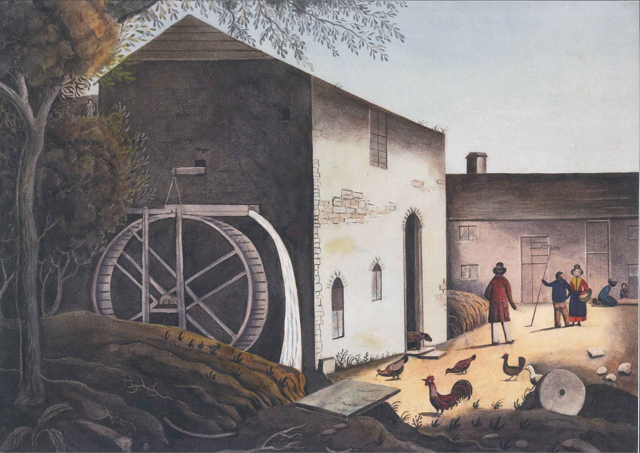 'The Mill at Swydd y Ffynon' - Unmounted Print